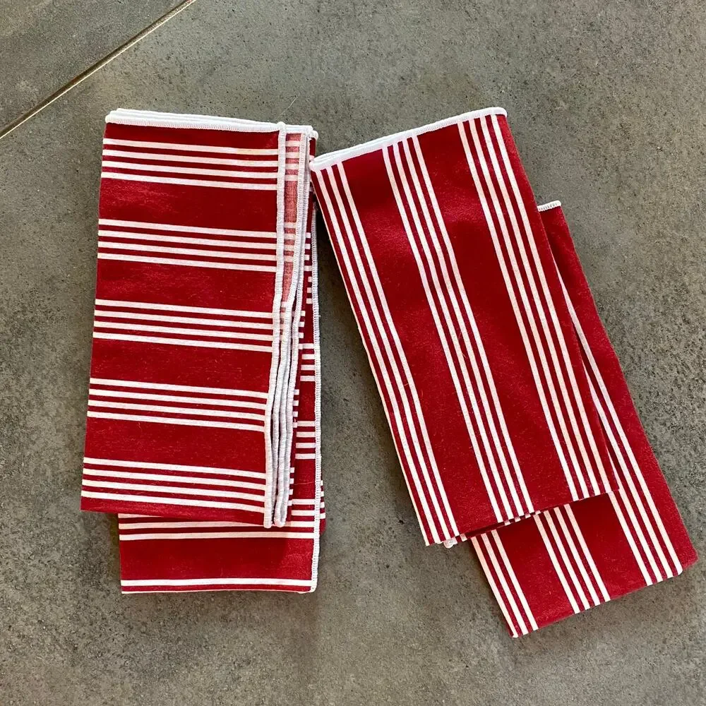 Red with White Stripes 16